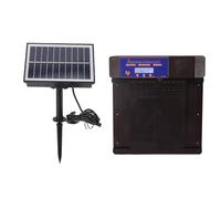 Generic Paute de Poulet au Poulet Solaire, Batterie Multiple Alerte Anti-raigne Porte Galle (Marron foncé)