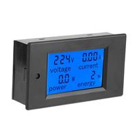 Generic PEACEFAIR PZEM-021 Voltmètre Numérique avec écran LCD et Fonction D'alarme de Puissance pour la de L'alimentation Domestique 20A