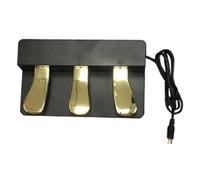 Generic Pédale de Sustain Antidérapante Pédale Pied Instrument Musique Compacte Pédale Stable Interrupteur Silencieux Adaptée Aux Répétitions Concerts Studios, avec Un Couvercle