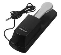 Generic Pédale de Sustain du Piano en Alliage Noir Commutateur de Polarité, Performance Acoustique Solide, Compatible Clavier Électronique et Synthétiseur
