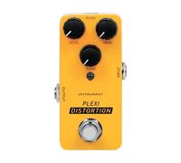 Generic Pédale d'effets de Guitare Mini Pédale de Distorsion en Plexi Métallique avec Ton Rock Britannique Classique True Bypass pour Guitare électrique Blues et Musique Rock