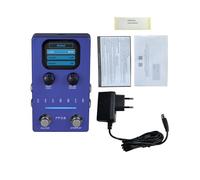 Generic Pédale d'effets de Guitare pour Machine à Tambour Pédale d'effets de Guitare Rythmique ABS 121 Rainures de Batterie 66 Emplacements E/S Stéréo pour Guitaristes Bassistes Pratique en Studio