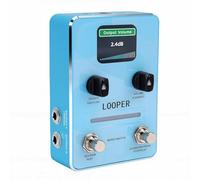 Generic Pédale Looper, Pédale D'effets de Guitare Overdub Illimitée Audio 44,1 KHz avec 40 Emplacements de Mémoire et écran LED pour les Performances en Direct et L'écriture de Ch
