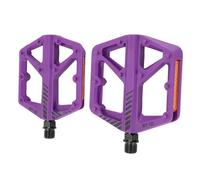 Generic Pédales de Vélo Haute Résistance avec Broches Antidérapantes pour Le Cyclisme sur Route et en Montagne, Fibre de Nylon Durable et Axe en Acier au Bore, Lot de 2 (Purple)