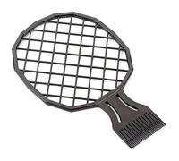 Generic Peigne à Cheveux Afro Bouclés pour Hommes, Peigne à Permanente en Forme de Filet ABS Résistant aux Hautes Températures avec Poignée Ergonomique pour Boucles en Feuille