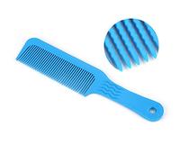 Generic Peigne à Cheveux Professionnel pour Salon de Coiffure, Dents Ondulées, Outil de Coiffure pour Toutes les Longueurs de Cheveux (BLUE)