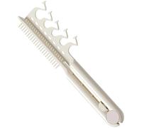 Generic Peigne de coiffage en forme de V : 2 en 1, fluffer, outil pour la racine des cheveux, poignée ergonomique, 23 x 13 x 1,5 cm