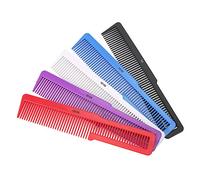 Generic Peigne de Coiffure Antistatique Professionnel, Outil de Massage pour Différentes Coiffures et Qualités de Cheveux, Ensemble de 5 Peignes de Coiffure pour Salon de, Peigne de 8 X 1,6 Pouces