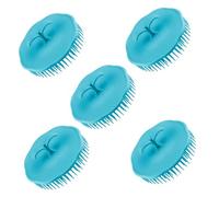Generic Peigne de Massage Rond en Plastique Pp Tpr 5pcs pour Soin du Cuir Chevelu, Brosse à Cheveux Protectrice et Amovible pour Usage Quotidien à Domicile Couleur Couleur Aléatoire