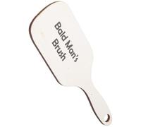 Generic Peigne en Bois Solide à Dents Larges pour Homme Chauve Accessoire Farce Géant pour Coiffage et Massage du Cuir Chevelu Outil Multifonctionnel pour Soin Capillaire Bureau ou à