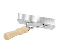Generic Peigne pour Animaux de Compagnie pour Chiens et Chats, Outil D'épilation avec Manche en Bois de Haute qualité, 6.30x6.30x1.57 Pouces, Conception Durable