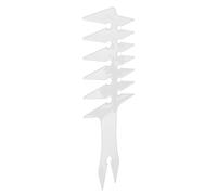 Generic Peignes à Cheveux à Dents Larges pour Hommes Peignes de Coiffure Durables pour un Facile Double Face pour Hommes et Femmes, à Cheveux en Plastique Portable pour un Usage Quotidien (WHITE)