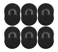 Generic Peignes de Poche Légers et Portables pour Hommes, Brosse de Nettoyage de Barbe Durable, Peigne pour la Maison, le Bureau et les Voyages, 6 Pièces