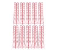 Generic Peignes de Reliure en Plastique, Diamètre 19mm, Paquet de 10 pour Relier des Documents, Parfaits pour les étudiants et les Enseignants (PINK)