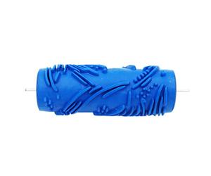 Generic Peinture Murale Embossée Rouleau Motif Fleur Brosse Caoutchouc Création Motif Floral Effet Relief Convient pour Mur Salon Chambre Atelier, # 23