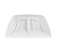 Generic Pelle en Plastique, Matériau PP épaissi, Légère, Grande capacité pour Nettoyer Les Débris de Feuilles de Neige du Jardin, avec Douille de Poignée de 34 Mm pour la Récolte (Blanche)