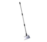 Generic Pelle Plate de Jardin Multifonctionnelle, Pelle de Nettoyage en Acier Inoxydable, à Poignée Réglable de 47,2 Pouces de Longueur, Idéale pour Le Désherbage, Les Bordures de Pelouse, Le