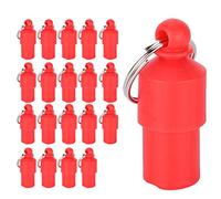 Generic Pendentif pour étiquette D'animal de Compagnie, Tube de Baril de Stockage étanche pour Chien, Chat, Identification, Nom, Adresse, étiquette 20 Pièces pour Pendentif Anti-perte, Collier de