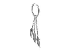 Generic Pendentif Unique en Acier Inoxydable, Boucles D'oreilles Créoles à la Mode et élégantes pour Femmes, Voyage, Rendez-vous, Bureau, Travail, Shopping, Vie Quotidienne