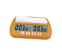 Generic Pendule Echecs Horloge Echec Pendule Echec Chess Clock Horloge D'échecs Professionnelle pour Un Jeu Compétitif, Jaune
