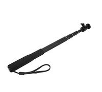 Generic Perche à Selfie Télescopique à 4 Sections avec Rotule à 360° pour Téléphone Vlog Vidéo en Direct, Extensible jusqu'à 93 Cm, Trou de Vis Universel 1/4", Léger et Portable pour Les Voyages