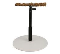 Generic Perchoir à Oiseaux Réglable, Support de Jeu Portable pour Perroquets, Support Télescopique Robuste et Durable pour Les Voyages en Intérieur et en Extérieur, Châssis Facile à