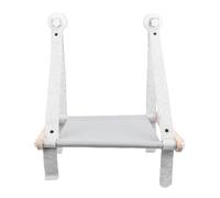 Generic Perchoir de Fenêtre pour Chat, Hamac Suspendu Solide et sécurisé pour Chats Heureux, Siège de Fenêtre avec Cadre en Bois pour Décoration de Maison Moderne
