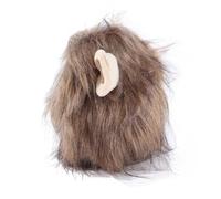 Generic Perruque Crinière de Lion pour Chats, Couvre-Chef en Fourrure Mignon, Vêtements élégants pour Animaux de Compagnie pour Les Vacances, Taille Unique, Polyester Doux (Chat Lion Chaperon Moyen)
