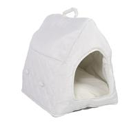 Generic Pet Pet House Portable Design Confortable et Spacieux pour Les Chats et Les Petits Chiens All Seasons Bed for Living Room, Office 23.62x20.87x17.72in (Beige)