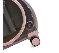 Generic Pet Trolley Case Sac à Dos de Transport pour Animaux de Compagnie, Pratique et Respirant, avec Roues Pivotantes, pour Chatons, Chiens, Lapins, adapté au Transport Aérien, Matériel PC (Rose B)