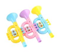 Generic Petit Fabricant de Bruit de Jouet de Trompette de Dessin animé pour Enfants pour L'instrument de Musique D'éducation Précoce, Corne en Plastique Portable pour Le Plaisir Musical des Enfants,