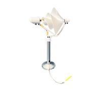 Generic Petit Générateur éolien Permanent 10 W, Kit éducatif à Monter Soi-même, Cadeaux, Petit Projet de Construction, Axe Vertical