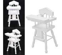 Generic Petit Modèle de Mini Chaise pour Meubles de Maison de Poupée, échelle 1:12, Chaise Haute pour bébé, Décoration pour Enfants