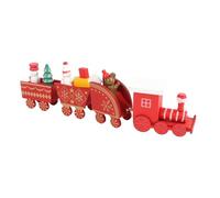 Generic Petit Train de Noël en Bois avec Bonhomme de Neige et Père Noël, Décoration d'arbre de écologique pour la Maison et Le Bureau, 1 Ensemble de Train (Generic4saxip8tzq-10306524)