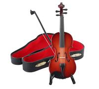 Generic Petit violon jouable : le plus petit violon du monde, figurine miniature, instrument de musique, accessoire maison de poupée ou porte-clés cadeau unique Dumb Gag