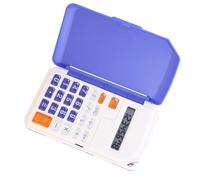 Generic Petite Calculatrice Colorée pour Enfants, Conception Portable Multifonctionnelle pour étudiants, Fonctions Mathématiques de Base, Matière Plastique Légère