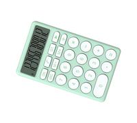 Generic Petite Calculatrice de Poche avec Boutons Silencieux, Calculatrice électronique Facile à Utiliser, Portable Légère pour Les étudiants en Déplacement (Green)