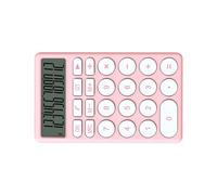 Generic Petite Calculatrice de Poche avec Boutons Silencieux, Calculatrice électronique Facile à Utiliser, Portable Légère pour Les étudiants en Déplacement (Pink)