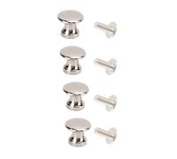 Generic Petite Poignée Dorée pour Tiroir 20 Ensembles Monotrou 12x11MM Boîte à Bijoux en Alliage de Zinc Tiroir Tête Ronde Petite Poignée pour Armoire de Cuisine Placard Chambre Commode (#3)