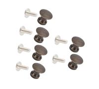 Generic Petite Poignée Dorée pour Tiroir 20 Ensembles Monotrou 12x11MM Boîte à Bijoux en Alliage de Zinc Tiroir Tête Ronde Petite Poignée pour Armoire de Cuisine Placard Chambre Commode (#1)