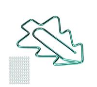 Generic Petits Trombones en Forme D'arbre Unique, Clips Métalliques Légers pour la Classification des Documents à la Maison ou au Bureau, 100 Pièces