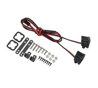 Generic Phares LED RC, Projecteurs avec 2 Perles de Lampe pour Voiture sur Chenilles SCX10 90046 1/10 RC