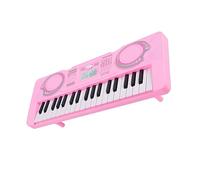 Generic Piano à Clavier pour Enfants, Effets Sonores Multiples, Structure Robuste, Jouet éducatif Portable à 37 Touches, 2 Modes pour Enfants (Pink)