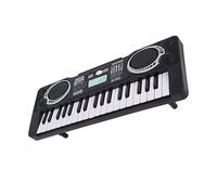 Generic Piano Clavier pour les Enfants, E -Piano Toy Rythmes Multiples Rythmes Portable Structure Résistante 37 Clé pour les Enfants (BLACK)