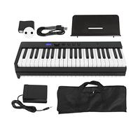 Generic Piano Numérique Pliable à 88 Touches, Piano à Clavier Portable avec Prise USB, Son Stéréo Surround à 360 Degrés, Mode Casque, Batterie Intégrée, pour Cubase FLStudio Logic (Prise UE)