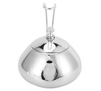 Generic Pichet à Eau, thé Infuseur Pot Café Carafe avec Filtre 304 Téafot en Acier Inoxydable Café à Eau Froide Bouilloire (Argent 1.5L)