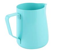 Generic Pichet à Mousser le café en Acier Inoxydable, Pichet à Mousser le Lait Professionnel pour L'art du Latte, 600 Ml, Parfait pour les Cafés et les Restaurants à Domicile (BLUE)