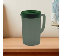 Generic Pichet en Plastique avec Couvercle, Pichet D'eau Froide de Grande capacité pour Usage Domestique, Matériau PP Résistant aux Hautes Températures de 2,7 L (GREEN #13)