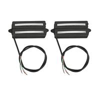 Generic Pickups de Guitare électrique à 7 Cordes Enroulés à la Main, Double Rail, Sortie Sonore Parfaite pour les Guitaristes, 2 Pièces