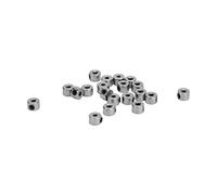 Generic Pièces d'avion de Modèle d'avion RC, Artisanat Exquis, Bloc de Roue de D'atterrissage de 2,1 Mm pour Modèle télécommandé à Voilure Fixe, en Acier Inoxydable, Ensemble de 20 Butées de